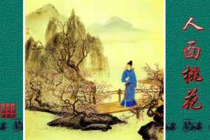 传统故事图典_人面桃花
